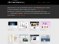 dimension4.net Webseite Vorschau
