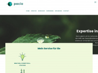 pacio.de Webseite Vorschau