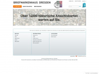 briefmarkenhaus-dresden.de Webseite Vorschau
