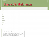 lippold-auktionen.de Webseite Vorschau