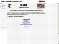 briefmarken-beumer.de Webseite Vorschau