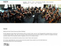 neueskammerorchesterwedding.de Webseite Vorschau