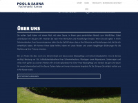 pool-sauna.de Webseite Vorschau
