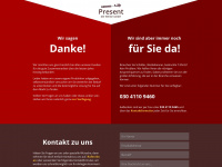 present-werbung.de Webseite Vorschau
