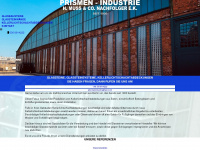 prismen-industrie.de Webseite Vorschau