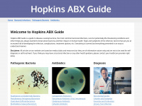 hopkins-abxguide.org Webseite Vorschau