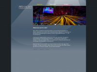 pro-light.com Webseite Vorschau