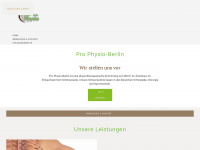 prophysio-berlin.de Webseite Vorschau