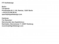 itfgrafikdesign.com Webseite Vorschau