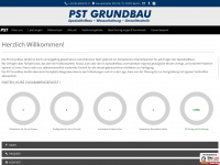pst-grundbau.de Webseite Vorschau