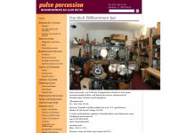 pulse-percussion.de Webseite Vorschau
