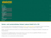 labarre-galabau.de Webseite Vorschau