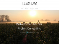 frahm-consulting.de Webseite Vorschau