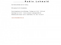 radio-lehwald.de Webseite Vorschau