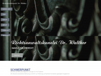 ra-dr-walther.de Webseite Vorschau