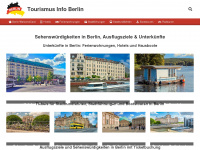 tourismusinfo-berlin.de Webseite Vorschau