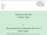 restaurant-alter-fritz.de Webseite Vorschau