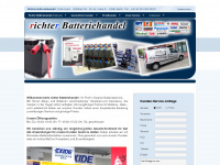 richterbatteriehandel.de Webseite Vorschau