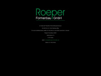 roeper-formenbau.de Webseite Vorschau
