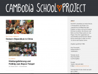 cambodia-school-project.org Webseite Vorschau