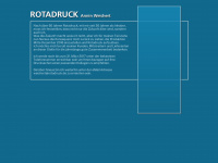 rotadruck.de Webseite Vorschau