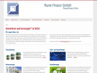 rune-finanz.de Webseite Vorschau