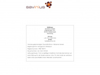 savinius.de Webseite Vorschau