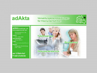adakta.net Webseite Vorschau