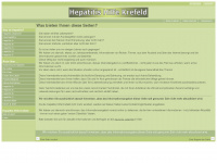 hepatitis-abc.de Webseite Vorschau