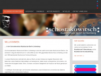 schostakowitsch-musikschule.de Webseite Vorschau