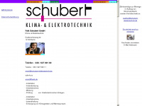 schubert-elektrotechnik.de Webseite Vorschau
