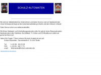 schulz-automaten.de Webseite Vorschau