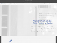sdv-gmbh.com Webseite Vorschau