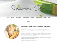 schmuckes-glas.de Webseite Vorschau