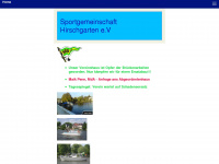 sg-hirschgarten.de Webseite Vorschau