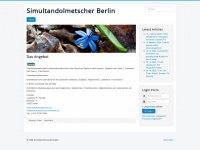 simultandolmetscher-berlin.de Webseite Vorschau