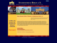 studienforum-berlin.de Webseite Vorschau
