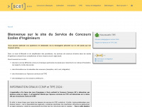 scei-concours.fr Webseite Vorschau