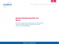 szabries.de Webseite Vorschau