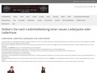 lederbekleidung.com Webseite Vorschau