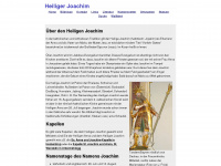 heiliger-joachim.de Webseite Vorschau