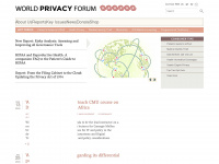 worldprivacyforum.org Webseite Vorschau