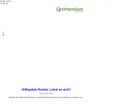 simposium-hosting.de Webseite Vorschau