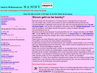 bamby.de Webseite Vorschau