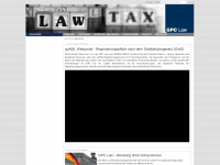 gpc-law.de Webseite Vorschau