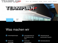 teamplan.net Webseite Vorschau