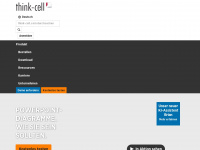think-cell.com Webseite Vorschau
