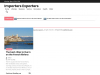 importers-exporters.com Webseite Vorschau