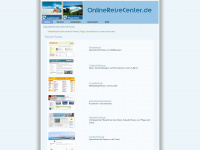 onlinereisecenter.de Webseite Vorschau