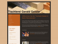 tischlerei-geisler.de Webseite Vorschau